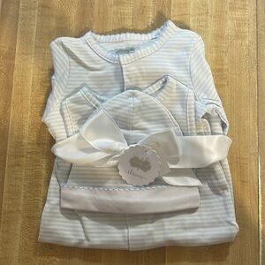 Mud Pie 0-3 Month new with tags matching gown, hat, and bib